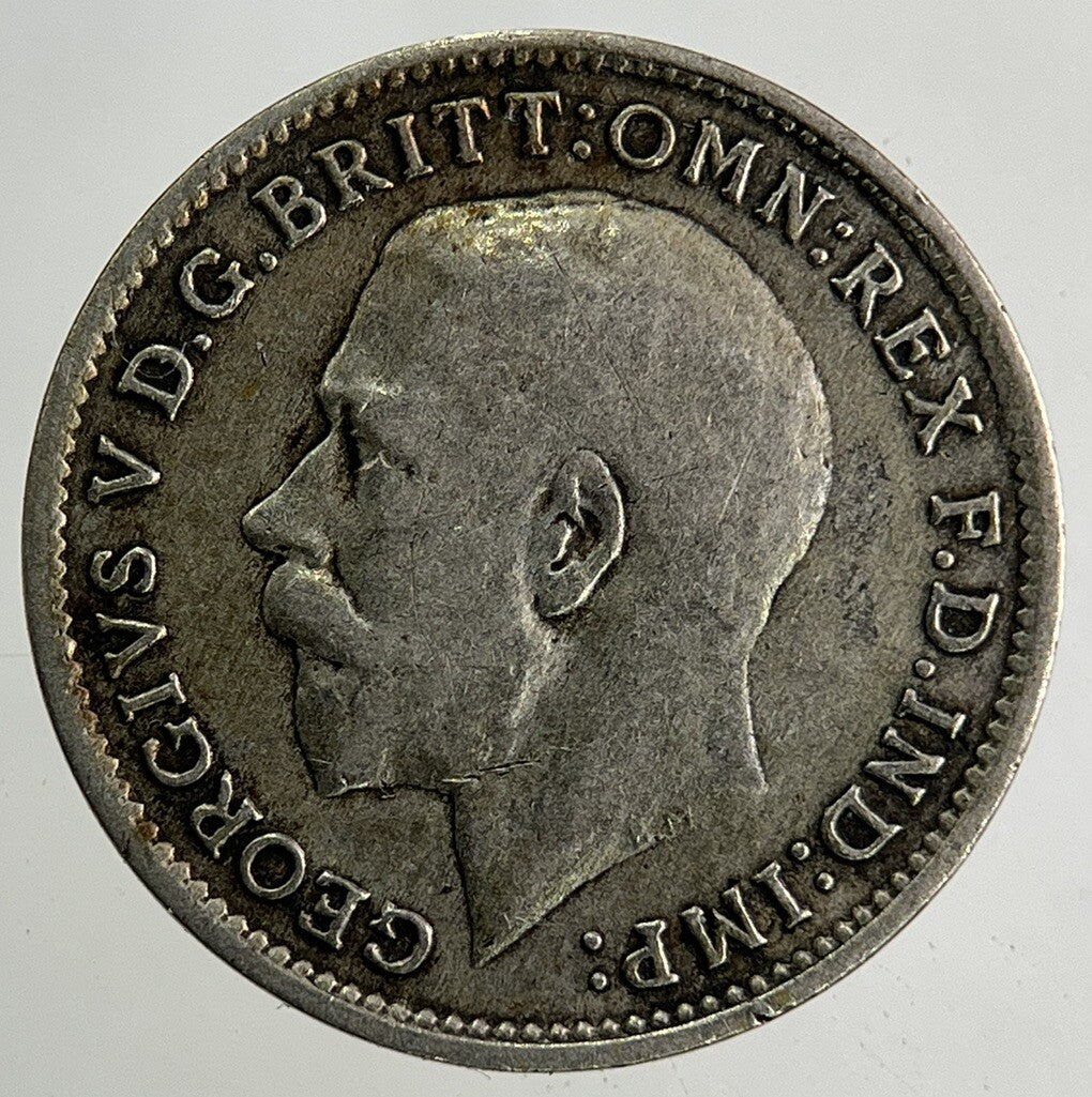 1921 George V Threepence Silver Coin | Fine Collectable Grade