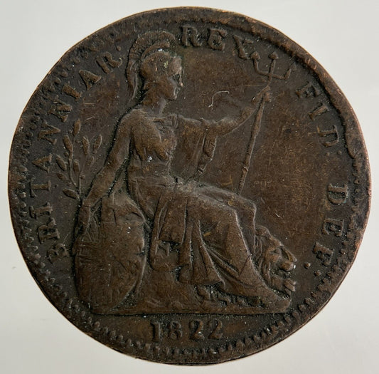 1822 George IV Farthing Coin | Collectable Grade