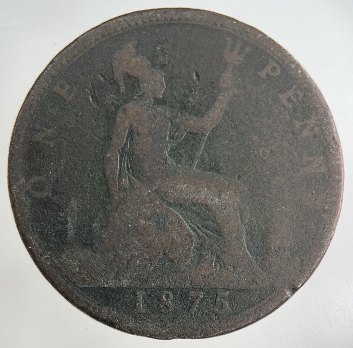 1875 Victoria One Penny Coin | Collectable Grade