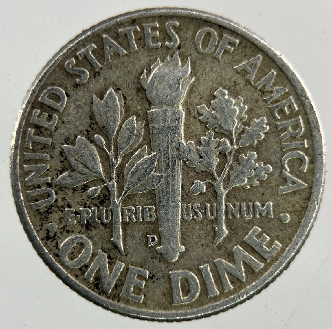 1961 - D US USA Roosevelt Dime Silver Coin | Fine Collectable Grade