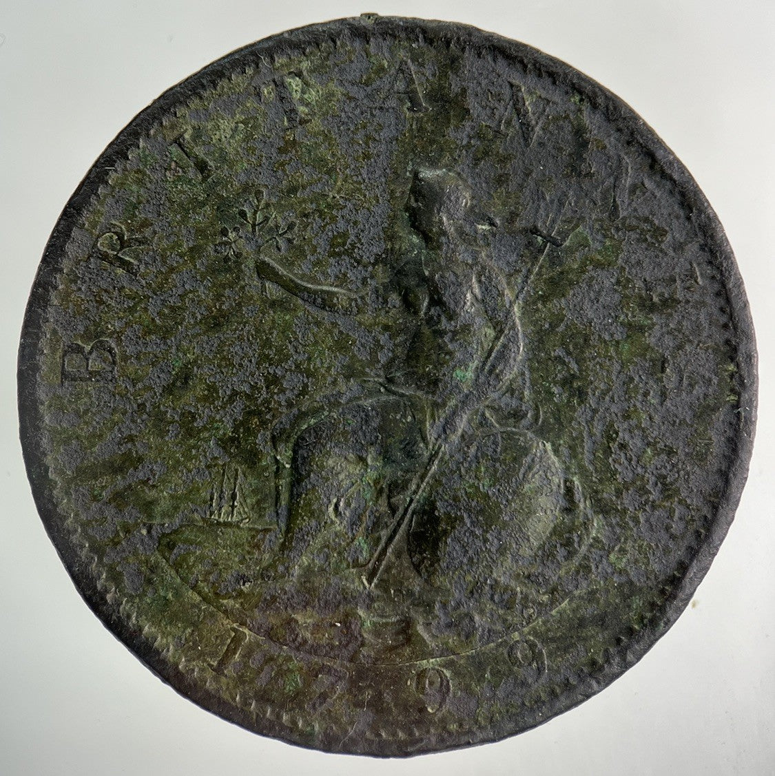 1799 George III 3rd Half - Penny Coin | Fine Collectable Grade