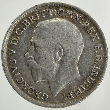 1918 George V Threepence Silver Coin | Very High Grade