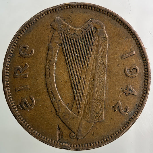 1942 Irish One Penny Coin | Collectable Grade