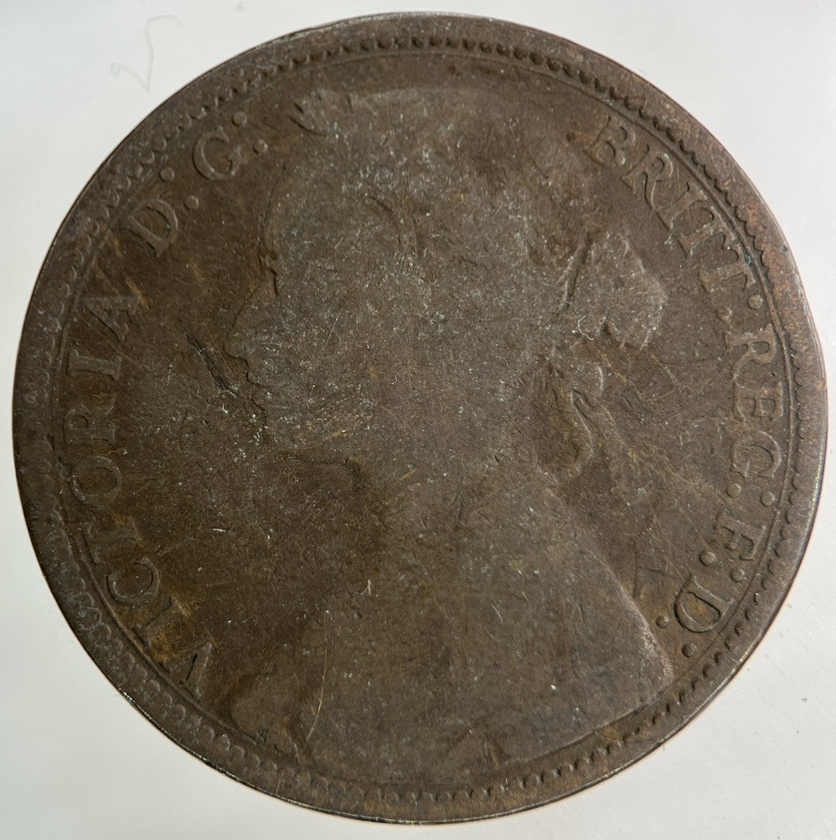 1874 Victoria One Penny Coin | Collectable Grade