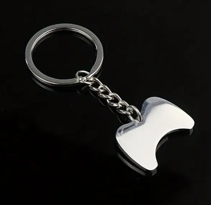 Metal Video Game Controller Gaming Shaped Keyring Premium Keychain Gift UK