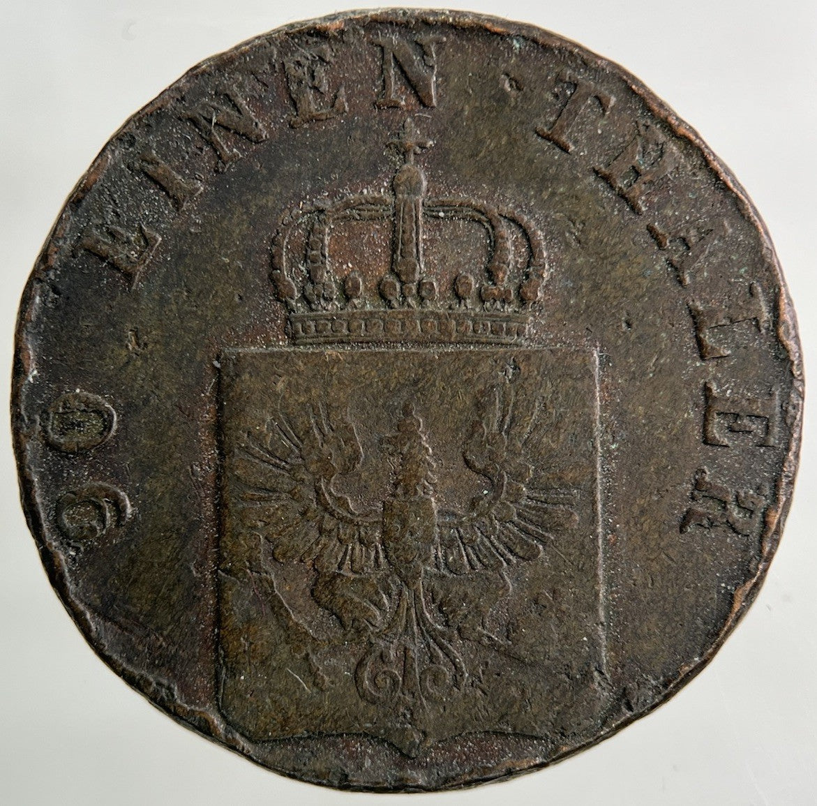 1844 Germany 4 Pfennig Coin | Fine Collectable Grade