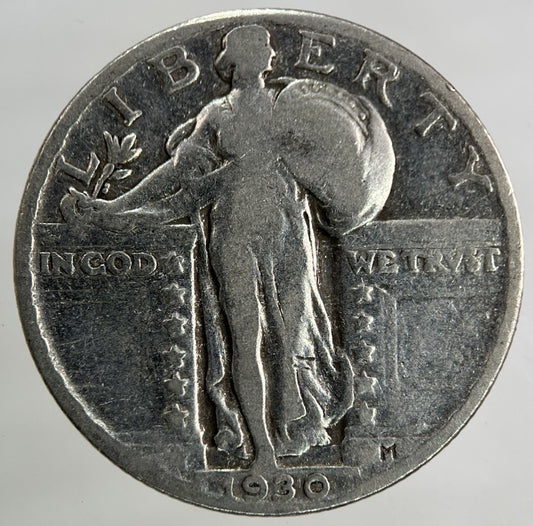 1930 US USA Quarter Dollar Silver Coin | Collectable Grade