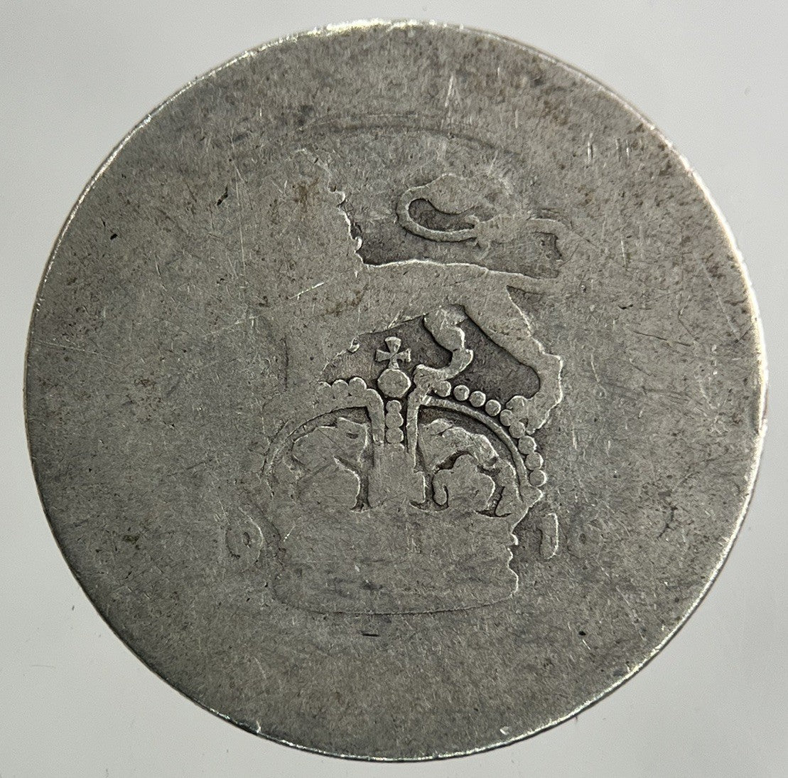 1916 George V Sixpence Silver Coin | Fair Grade