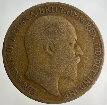 1908 Edward VII One Penny Coin | Collectable Grade