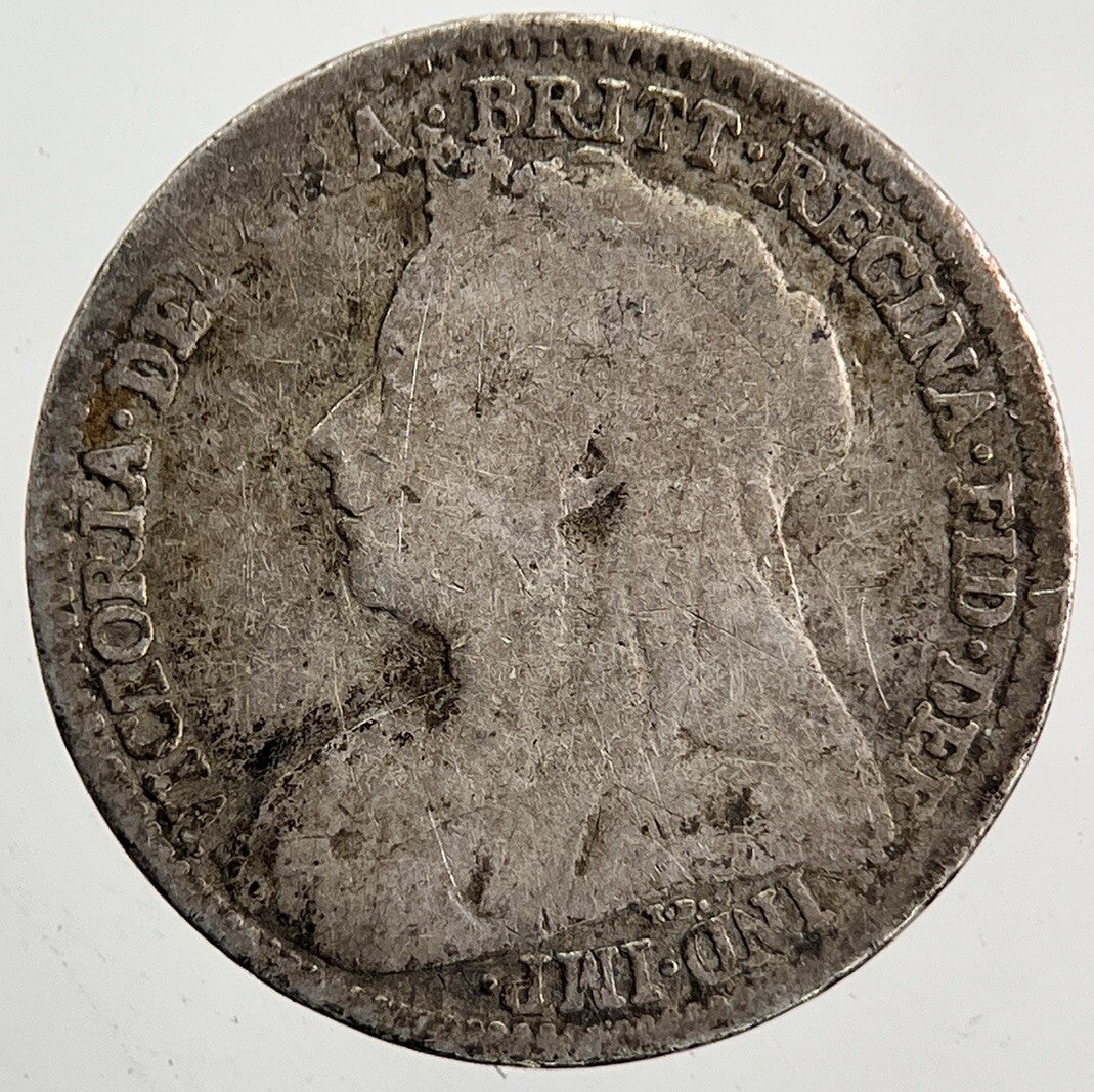 1893 Victoria Threepence Silver Coin | Collectable Grade