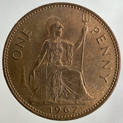 1967 Elizabeth II 2nd One Penny Coin | Fine Collectable Grade
