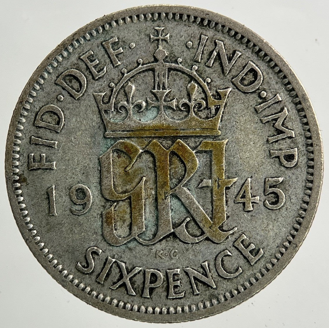 1945 George VI Sixpence Silver Coin | Collectable Grade