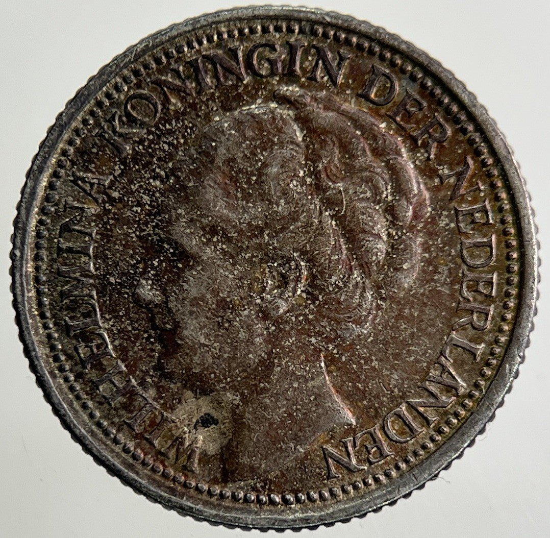 1939 Netherlands 10 Cents Silver Coin | Fine Collectable Grade