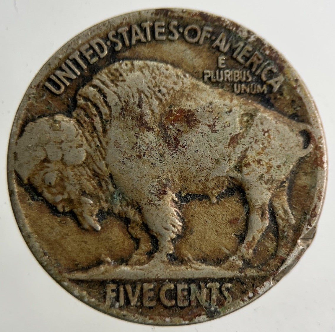 1914 US USA Buffalo Nickel 5 Cents Coin | Fine Collectable Grade