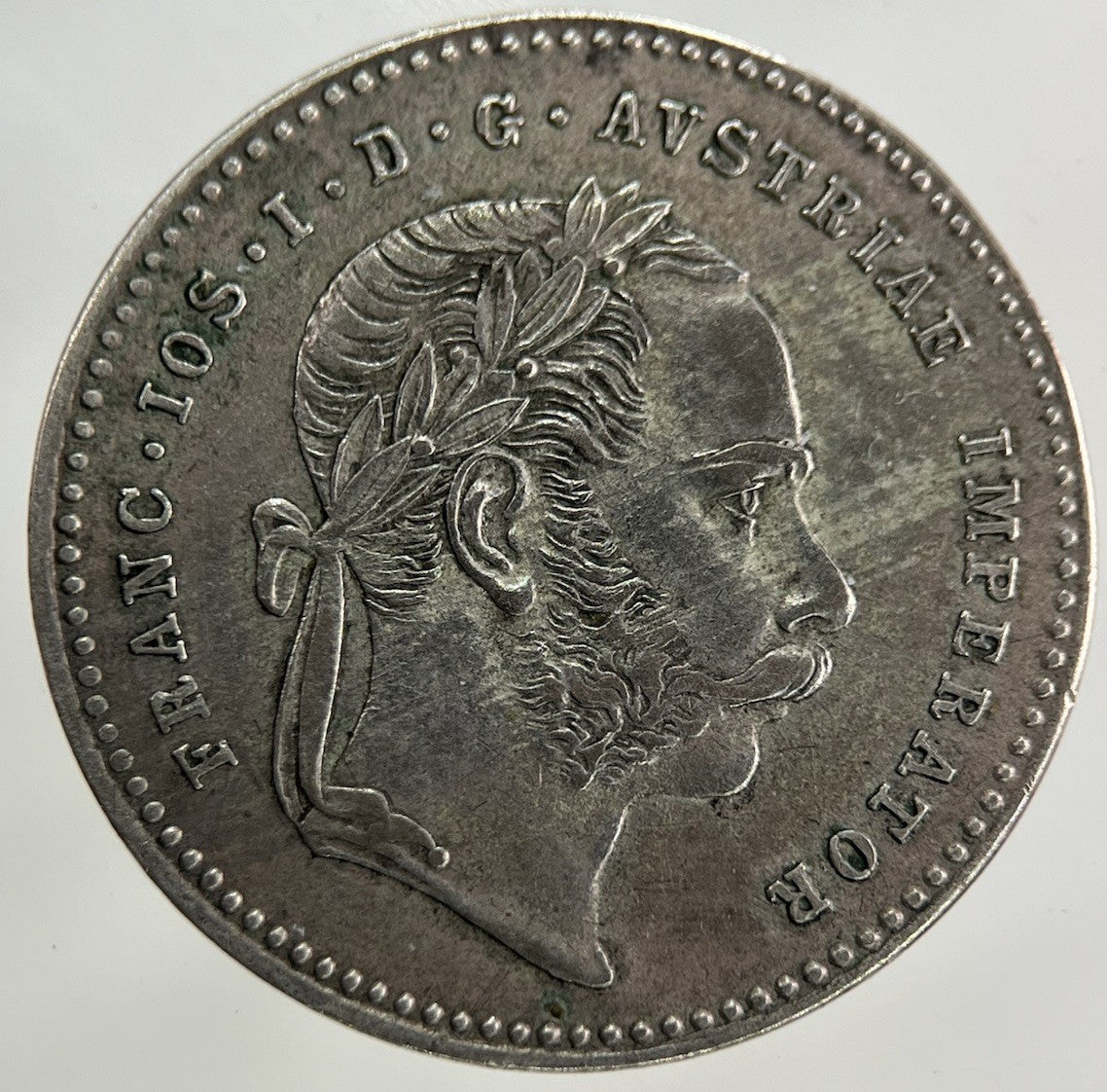 1869 Austria - Hungary 20 Kreuzer Silver Coin | Very High Grade