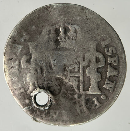 1815 Spain Mexico Half Real Silver Coin | Collectable Grade