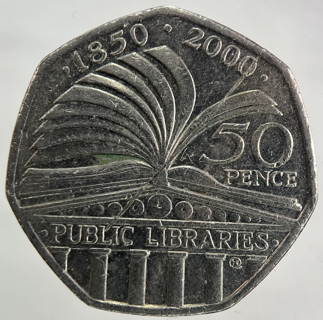 2000 Public Libraries 50p Fifty - Pence Coin | Collectable Grade