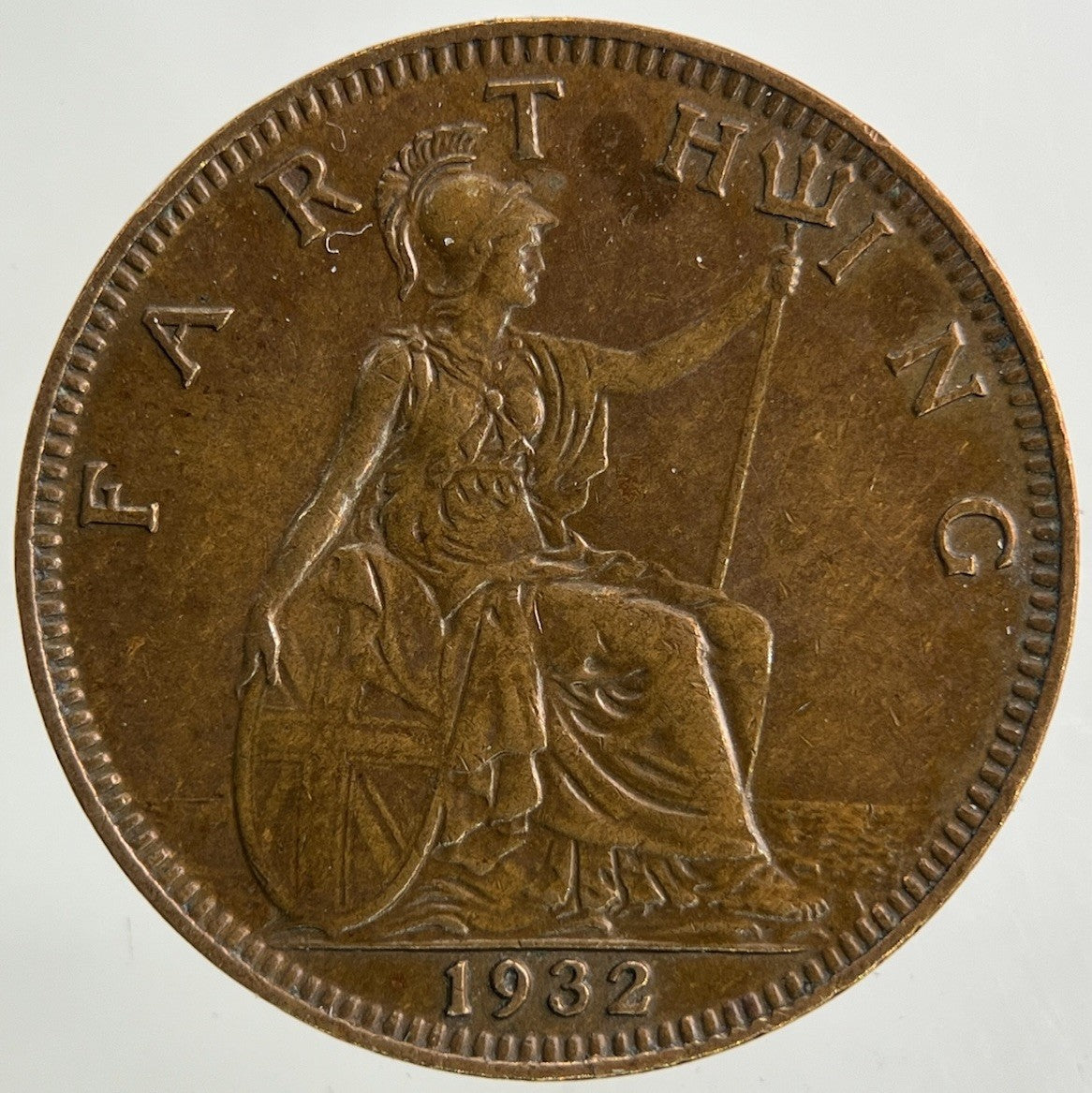 1932 George V Farthing Coin | Fine Collectable Grade