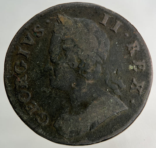 1750 George II 2nd Half - Penny Coin | Collectable Grade