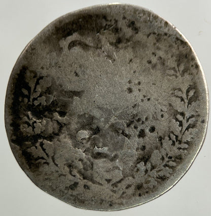 British Victoria Threepence Silver Coin | Worn Grade