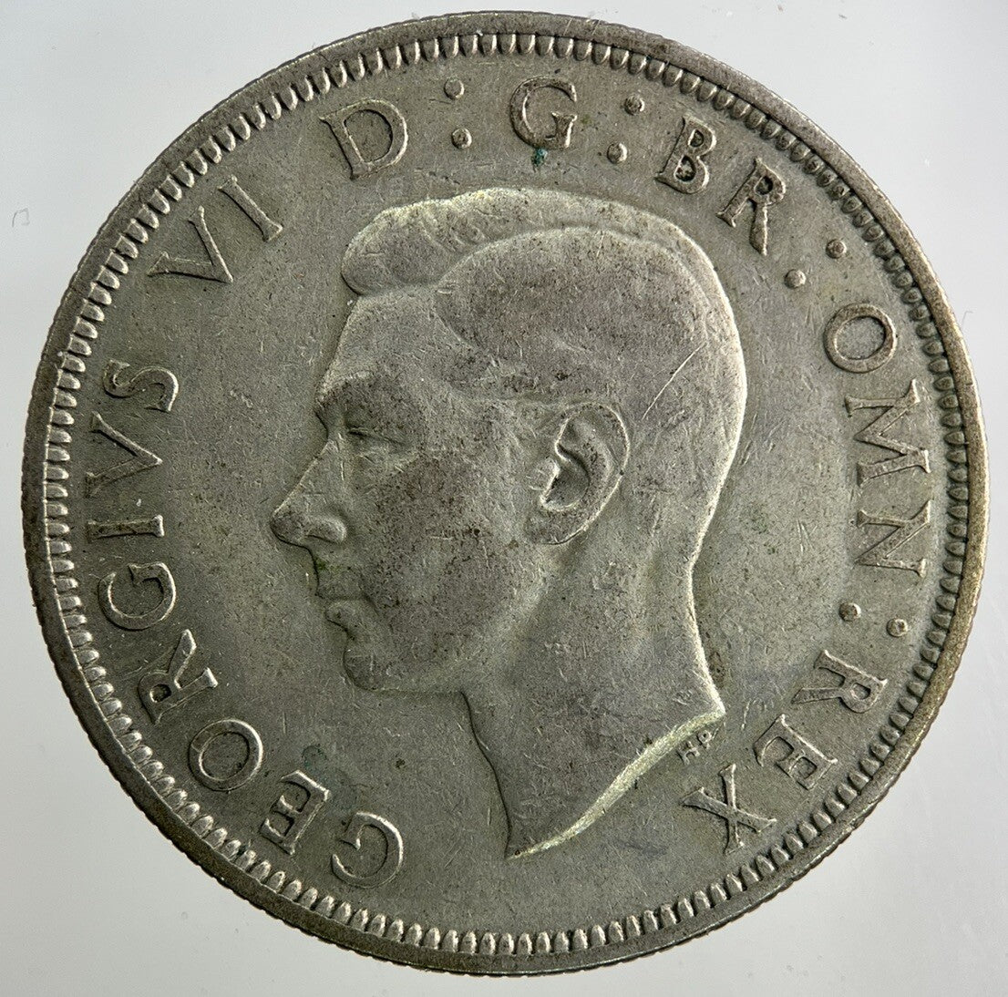 1945 George VI Half - Crown Silver Coin | Fine Collectable Grade