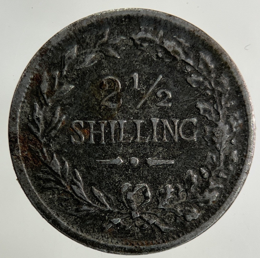 Old British 2 1/2 Shilling Toy Money Token Coin | Fine Collectable Grade