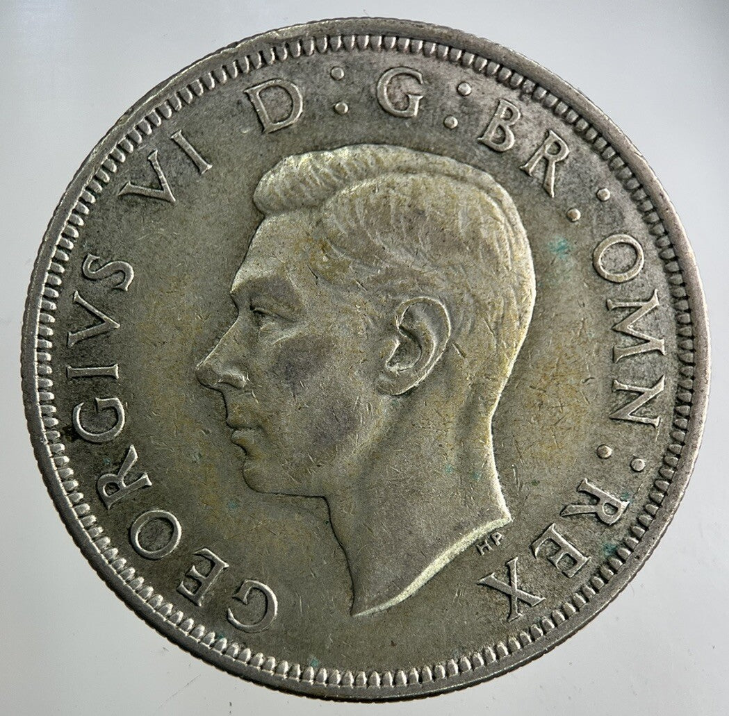 1944 George VI Half - Crown Silver Coin | Fine Collectable Grade