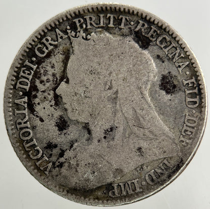 1897 Victoria Sixpence Silver Coin | Collectable Grade