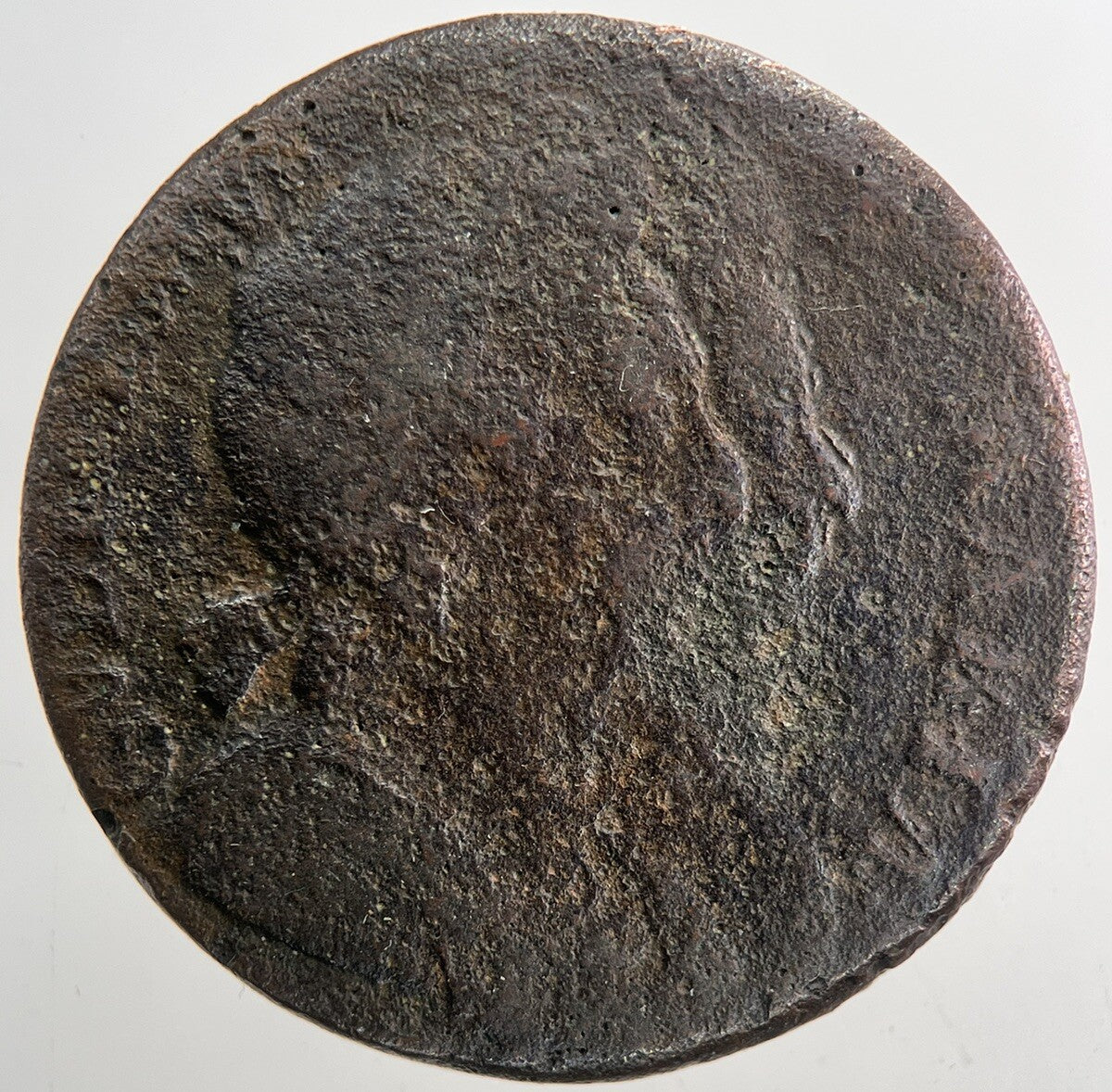 British William III 3rd & Mary Half - Penny Coin | Collectable Grade | a9355
