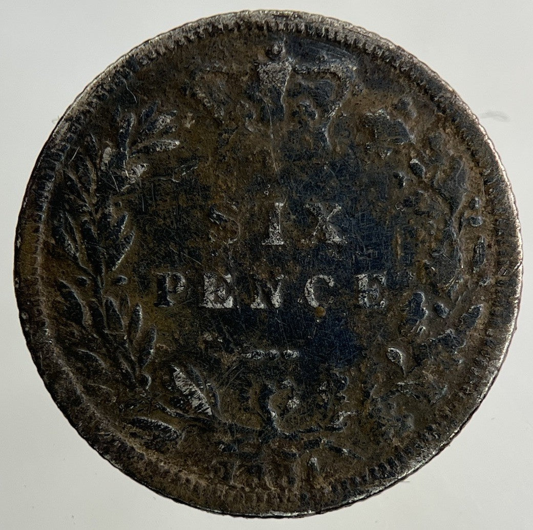 1884 Victoria Sixpence Silver Coin | Collectable Grade