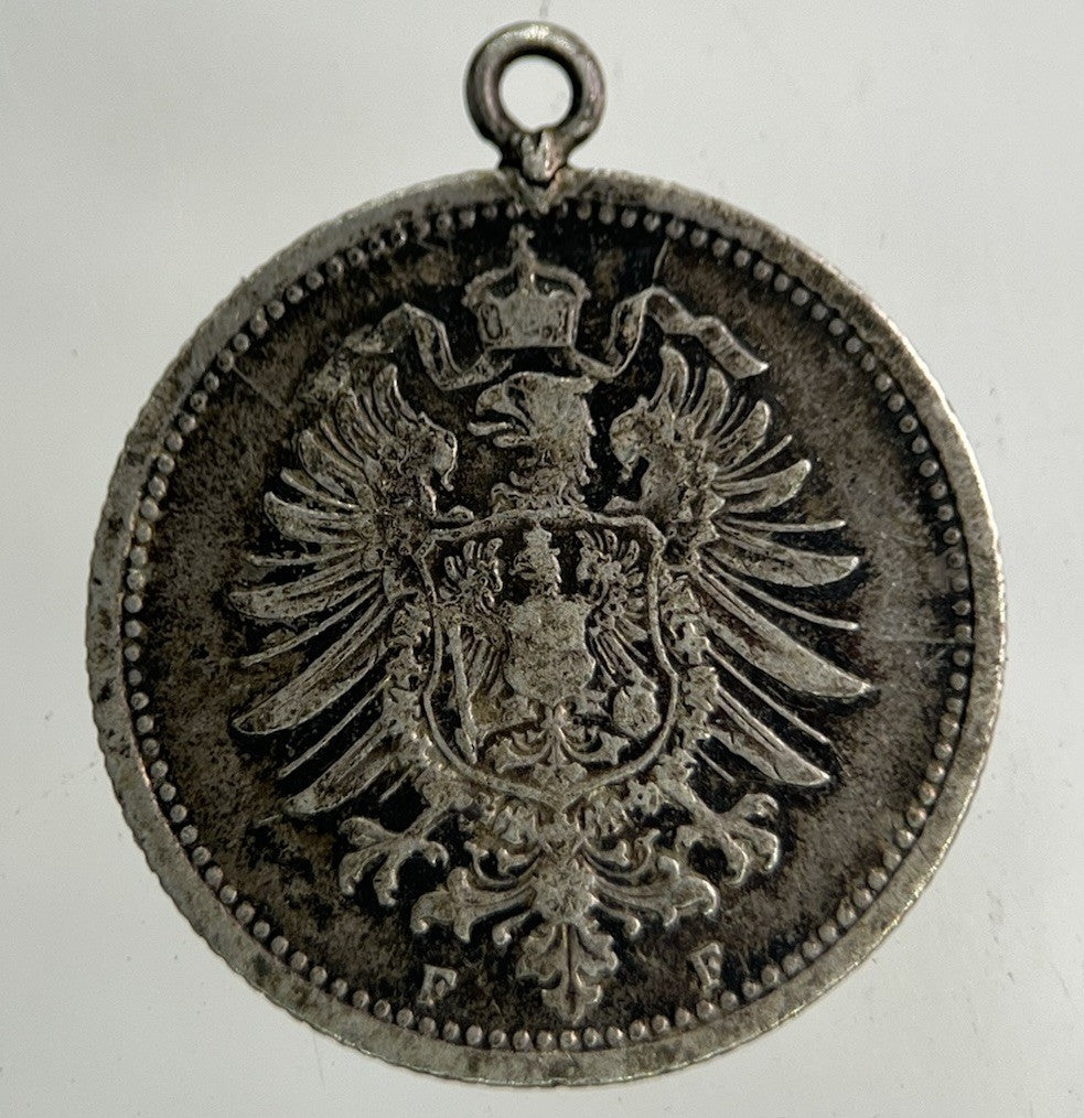 1876 Germany 20 Pfennig Silver Coin | Fine Collectable Grade