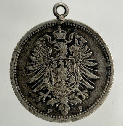 1876 Germany 20 Pfennig Silver Coin | Fine Collectable Grade