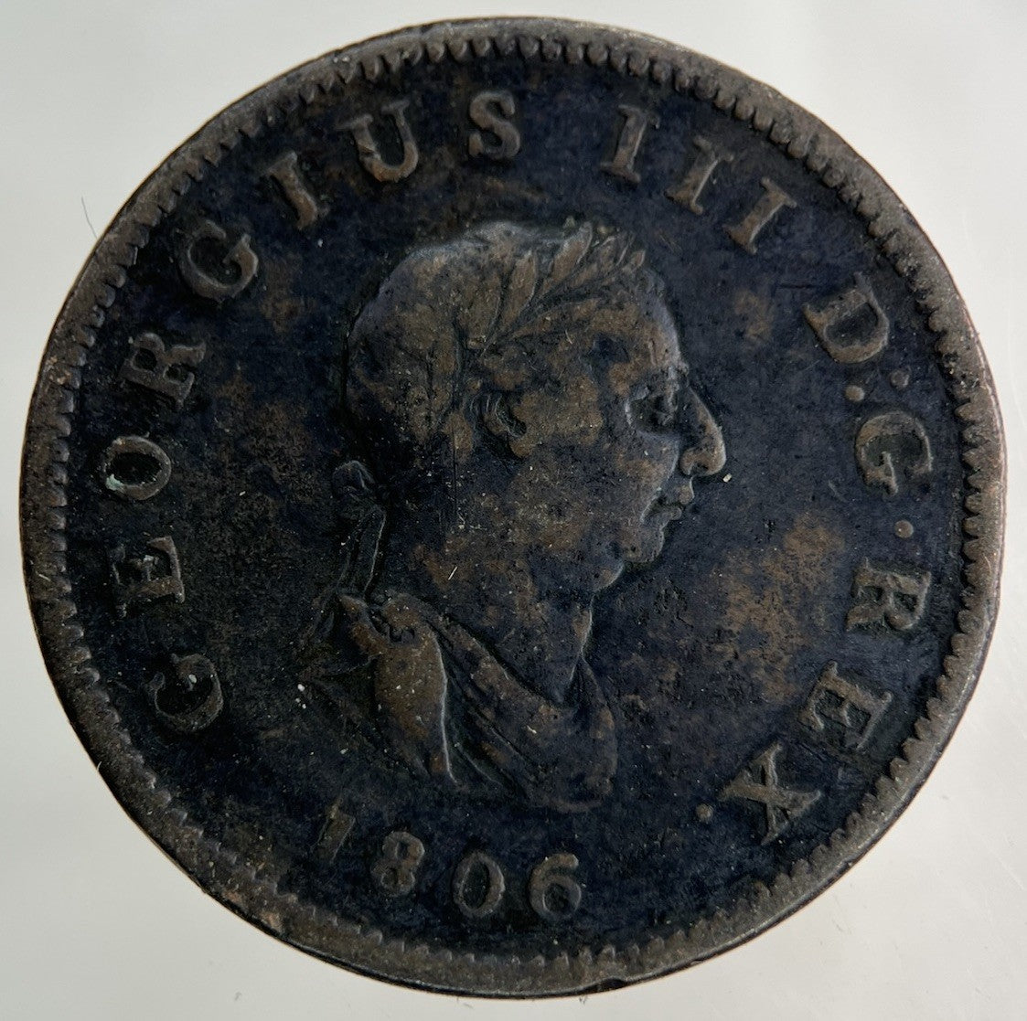 1806 George III 3rd Half - Penny Coin | Collectable Grade