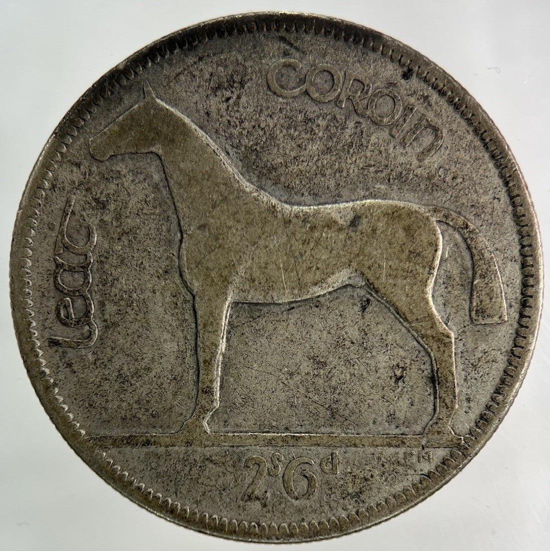 1928 Irish Half - Crown Horse Silver Coin | Collectable Grade