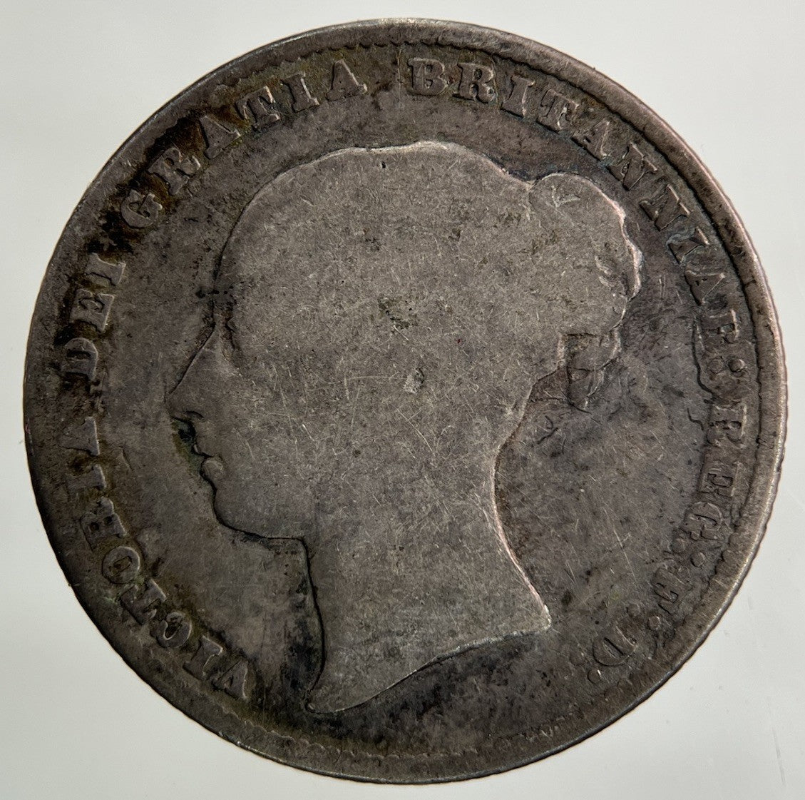 1866 Victoria Shilling Silver Coin | Collectable Grade