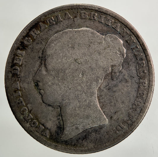 1866 Victoria Shilling Silver Coin | Collectable Grade
