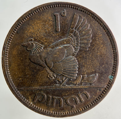 1943 Irish One Penny Coin | Very High Grade
