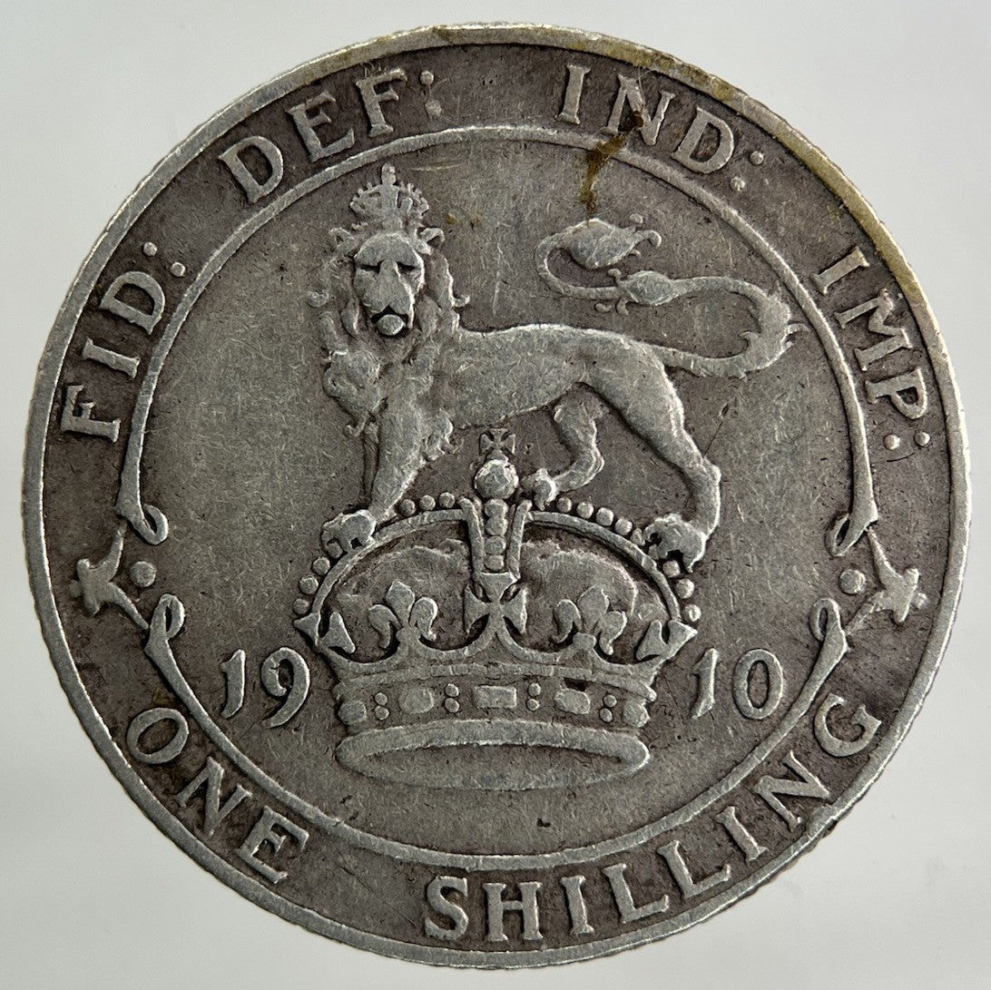 1910 Edward VII Shilling Silver Coin | Very High Grade