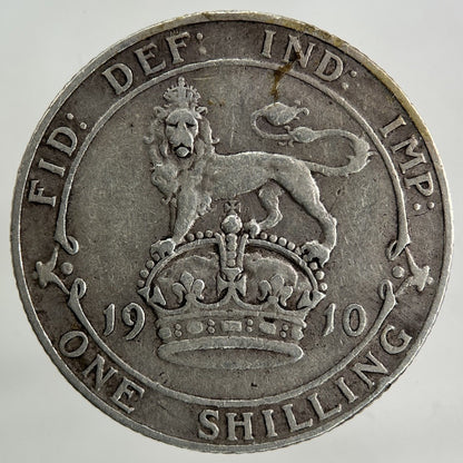 1910 Edward VII Shilling Silver Coin | Very High Grade