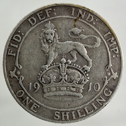 1910 Edward VII Shilling Silver Coin | Very High Grade