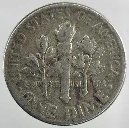 1954 US USA Roosevelt Dime Silver Coin | Collectable Grade