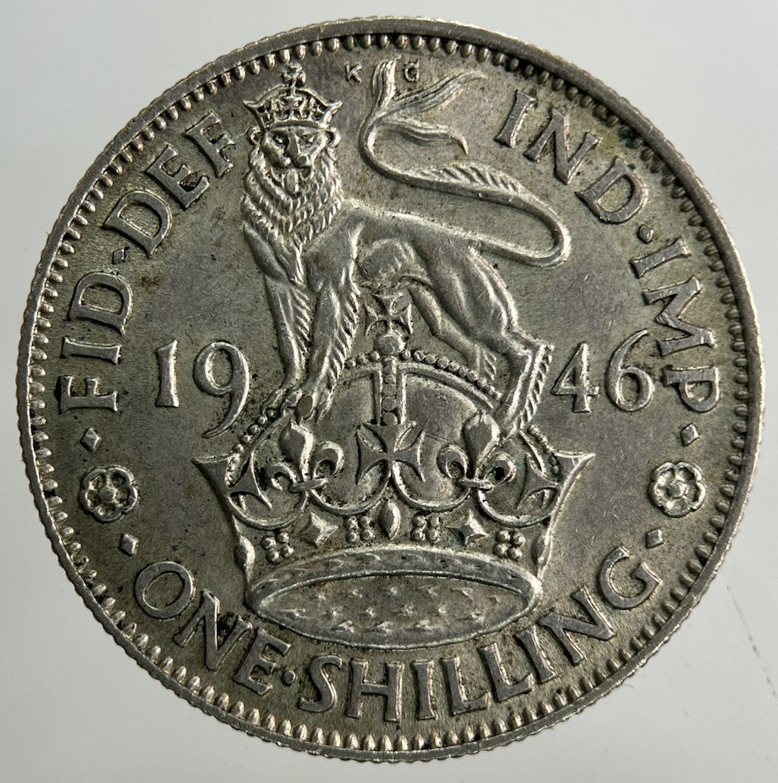1946 George VI Shilling Silver Coin | Very High Grade