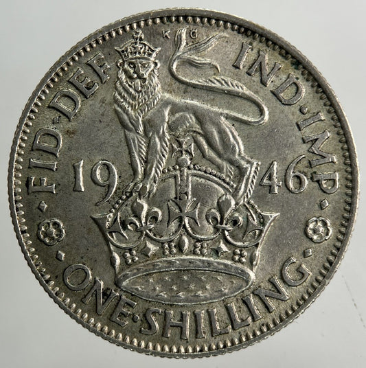 1946 George VI Shilling Silver Coin | Very High Grade