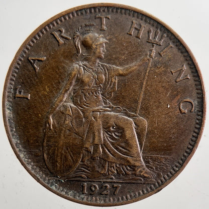 1926 George V Farthing Coin | Very High Grade | a7384