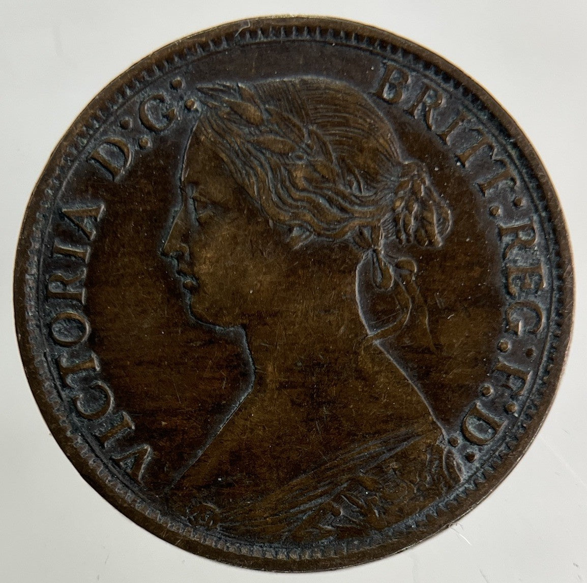 1873 Victoria Farthing Coin | Fine Collectable Grade
