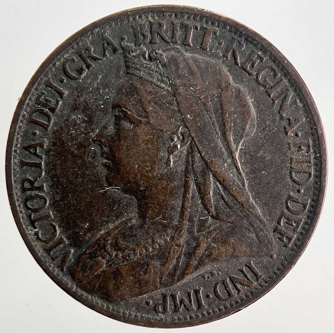 1901 Victoria Farthing Coin | Very High Grade | a9760