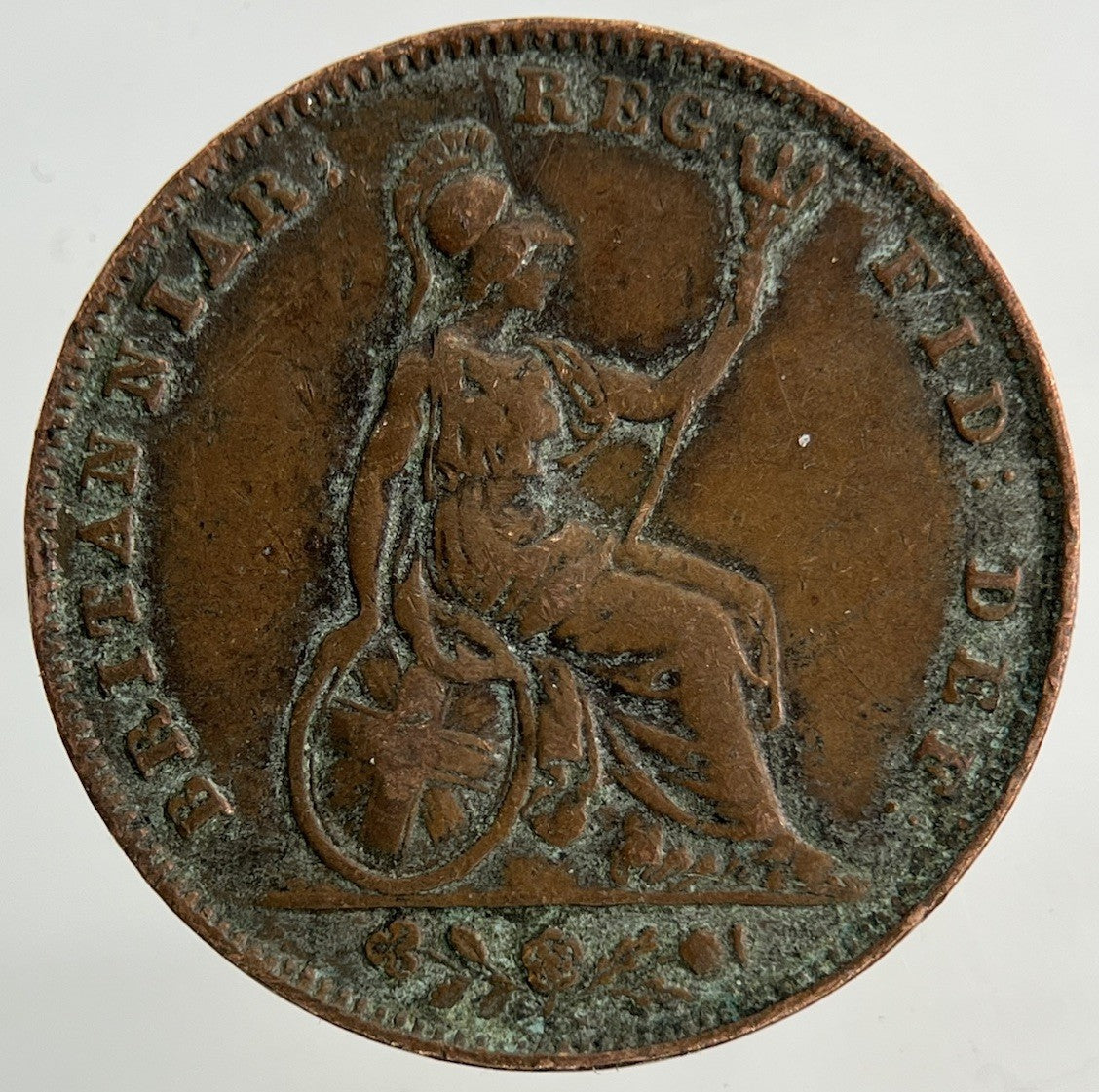 1840 Victoria Farthing Coin | Fine Collectable Grade