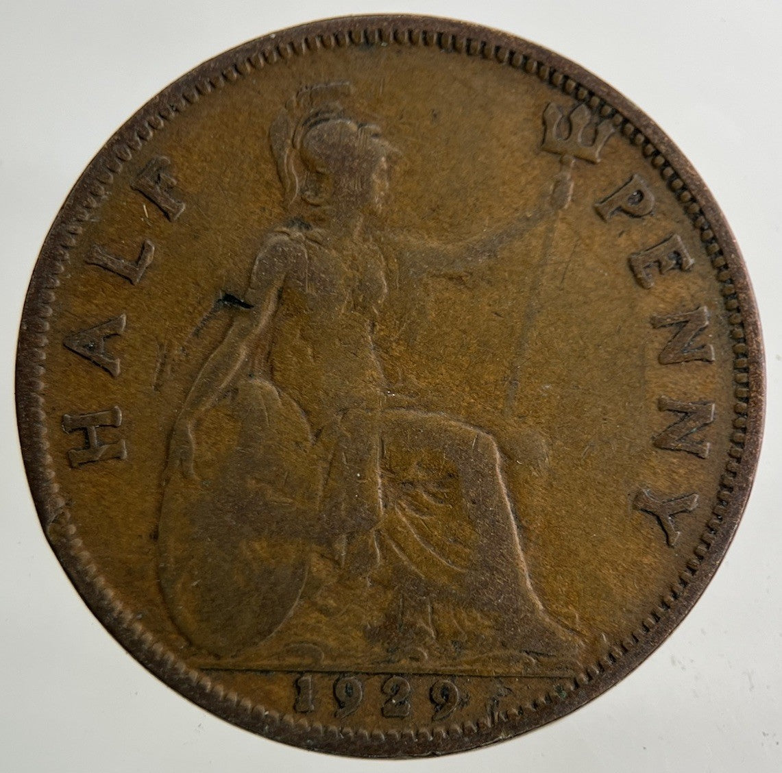 1929 George V Half - Penny Coin | Collectable Grade