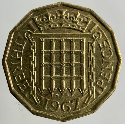 1967 Elizabeth II 2nd Brass Threepence Coin | Fine Collectable Grade