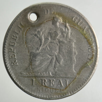 1912 Guatemala 1 Real Coin | Collectable Grade